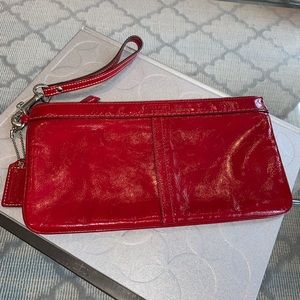 Coach Patent-Leather Clutch & Wristlet